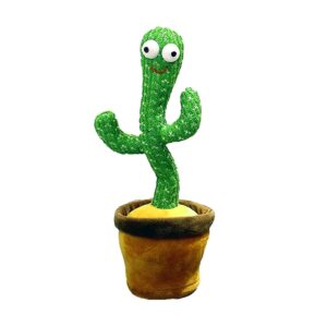 Dancing Talking Cactus Toy with Music & Voice Repeat for Kids Funny Toy
