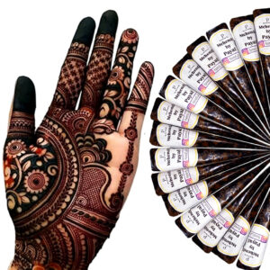 100% Organic Mehendi Cone festival Pack of 9 (15g Each)