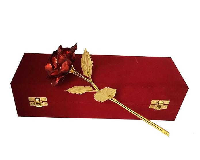 Love Rose Gift Box with Photo Frame Romantic Gift for Couple